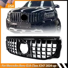 For MERCEDES BENZ X247 GLB 2024-2025 Chrome GT Style Front Grill Bumper Grille