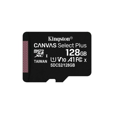 3x Kingston Technology 128GB MICROSDXC CANVAS SELECT