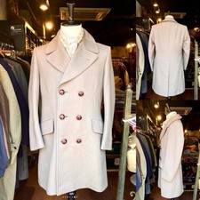 Cashmere Men's Long Overcoat Double Breasted Winter Outdoor Jacket Casual Coat