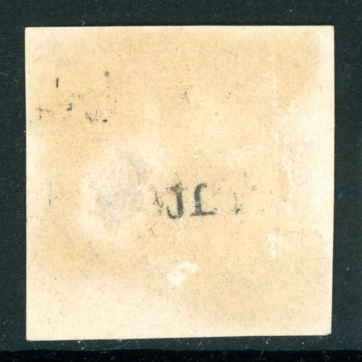 Francia 1865 Colonias Emisiones Generales 80¢ Carmine Scott #6 Como Nuevo G73 Foto 2 de 4