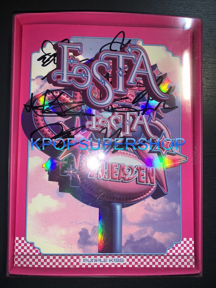 Purple Kiss 1st Single Album Festa Autographed Signed CD