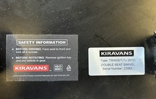 Ford Transit Mk6/Mk7 (2001 - 2014) Double Seat Swivel Base (RHD UK Model)