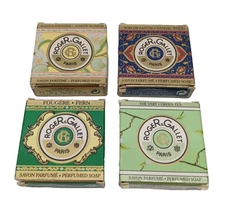Vintage Roger & Gallet 0.9 OZ PERFUMED SOAPS Set Of 4 FRANCE