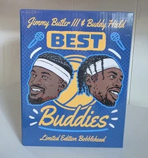 Jimmy Butler Buddy Hield BEST BUDDIES Bobblehead SGA 2025 Golden State Warriors