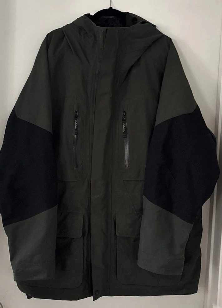 Cabela's Guidewear Gore-Tex Parka Jacket Men's 3XL Waterproof Hooded Fishing