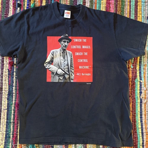 SS16 Supreme W.S. Tee shirt Burroughs bleu marine xtra large2016