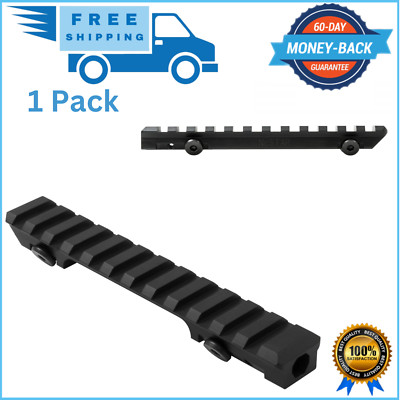 Ruger Mini 14 Picatinny Rail Mount-Black-Gen 2, Model:Mrubv2, 1.63''D X 0.84''W