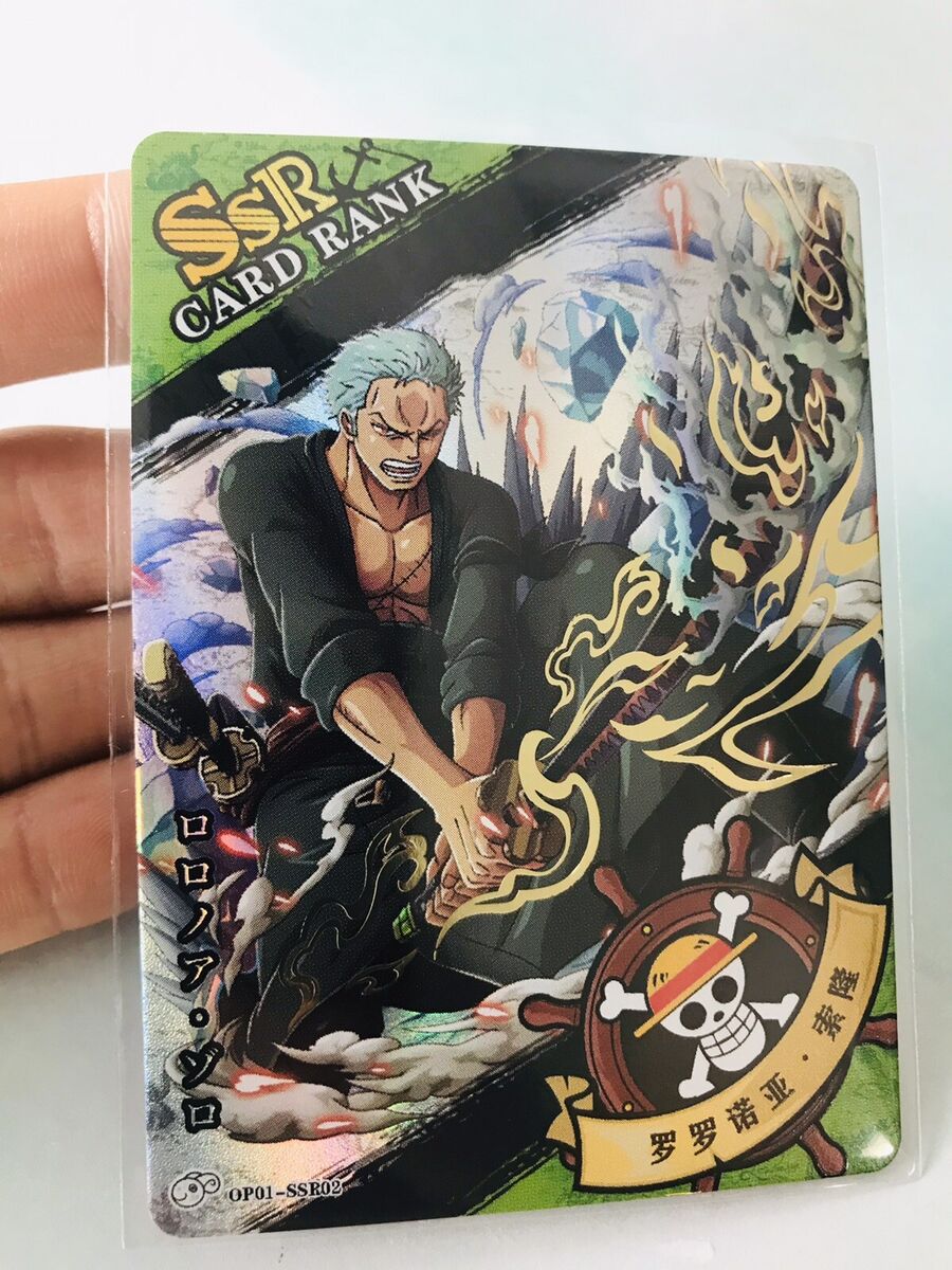 Zoro gets Enma One Piece Anime Manga SSR Rare Mint Holo Foil Trading Card  CCG TC