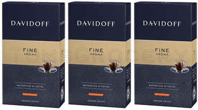 3 DAVIDOFF FINE AROMA Masterpiece Ground Coffee 250g 8.8oz