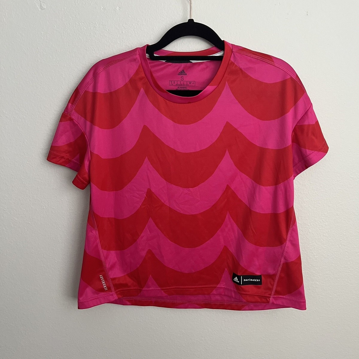 トップス marimekko Adidas Marimekko Small Shirt Top Womens Running Primegreen