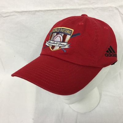 red adidas baseball cap