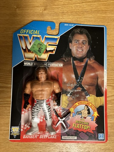 WWF BRUTUS THE BARBER BEEFCAKE W SHEARS SERIES 3 H...