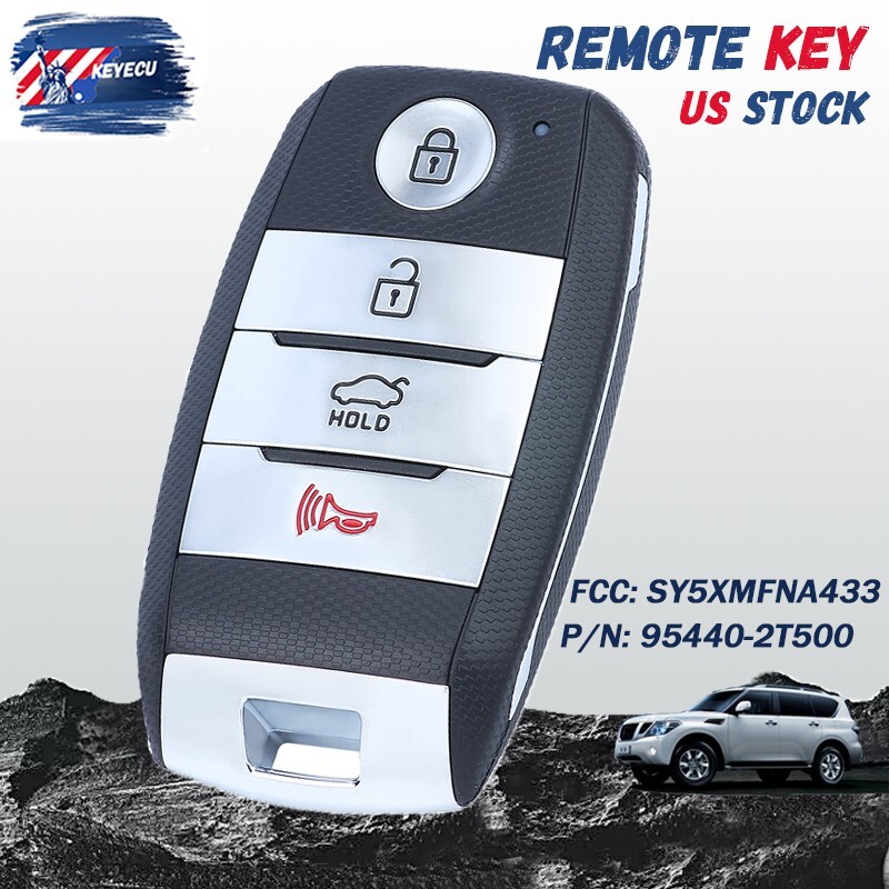 OEM Remanufactured Key Fob For 2014-2015 Kia Optima - 4 Button - Foto 3