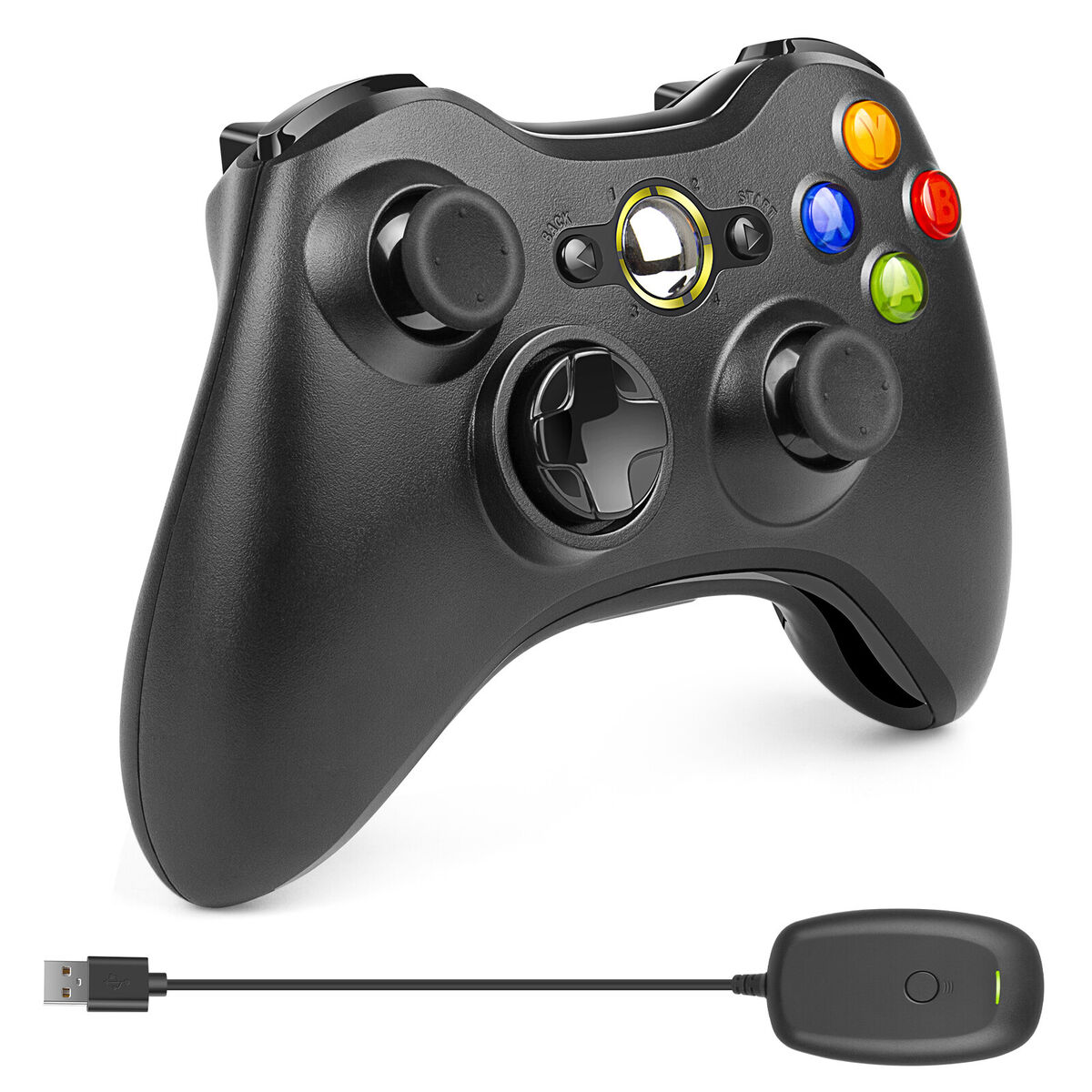 Xbox 360 Play and Charge Kit for Wireless Controller by Microsoft Color  Black 