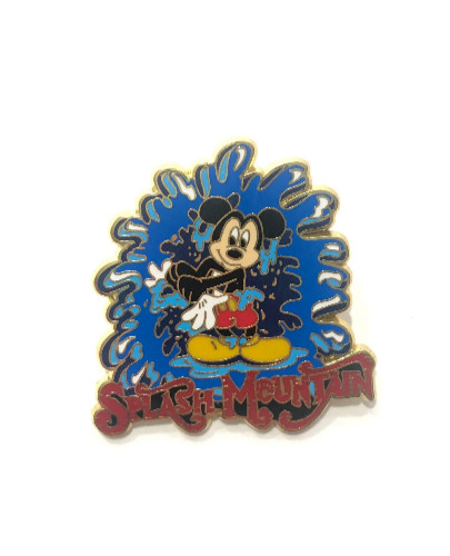 Disney's Splash Mountain Mickey Mouse Pin Wringing Water From Gloves Pin