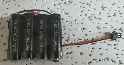 eneloop pro Modelbauakku 4er Reihe AAA 930 4,8V Ni-MH JST Stecker SM-2P