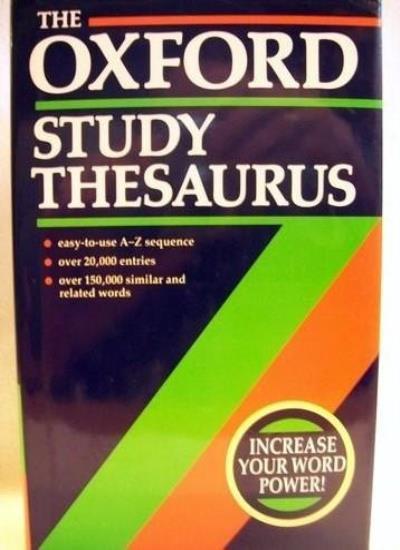 Oxford Study Thesaurus. 9780199102327