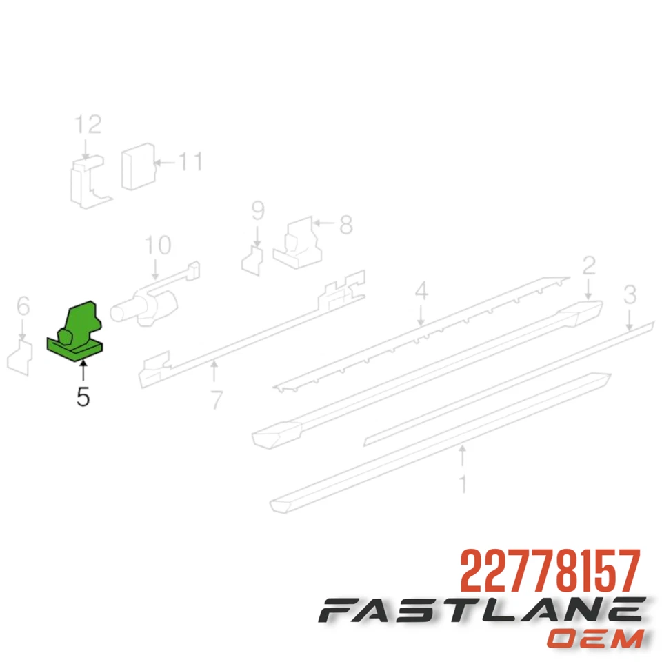 Cadillac Escalade 2007-2014, GMC Yukon montaje de soporte de paso nuevo OEM 22778157 Foto 2 de 4