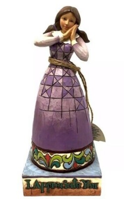 Jim Shore Devotion and Emotion I Appreciate You Heartwood Creek Figurine 4007241