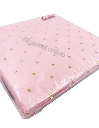 Pink Dotty Party Supplies Cups Plates Loot Bags Napkin Baking Cups Decoration - Picture 9 of 16