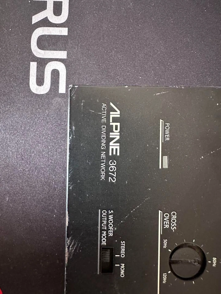 Ecualizador vintage ALPINE 3672 red de distribución activa 6 canales Foto 2 de 3