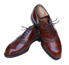 Vtg Footjoy Classics Made in USA Brown Leather Saddle Golf Shoe 57117 Men 8 EEE — photo 5