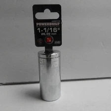 Powerbuilt 1/2 Inch Drive x 1-1/16 Inch 6 Point Deep Socket - 648217