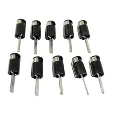 Schlage Deadbolt Cylinder Lock Black, Keyway without Keys, 10 Pcs