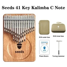 Kalimba 41 Keys C Tone 3 Layer Professional Thumb Piano Okoume Wood Calimba