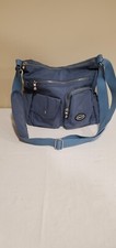 Nylon Crossbody Bag for Women with Anti theft RFID Pocket, Waterproof Blue