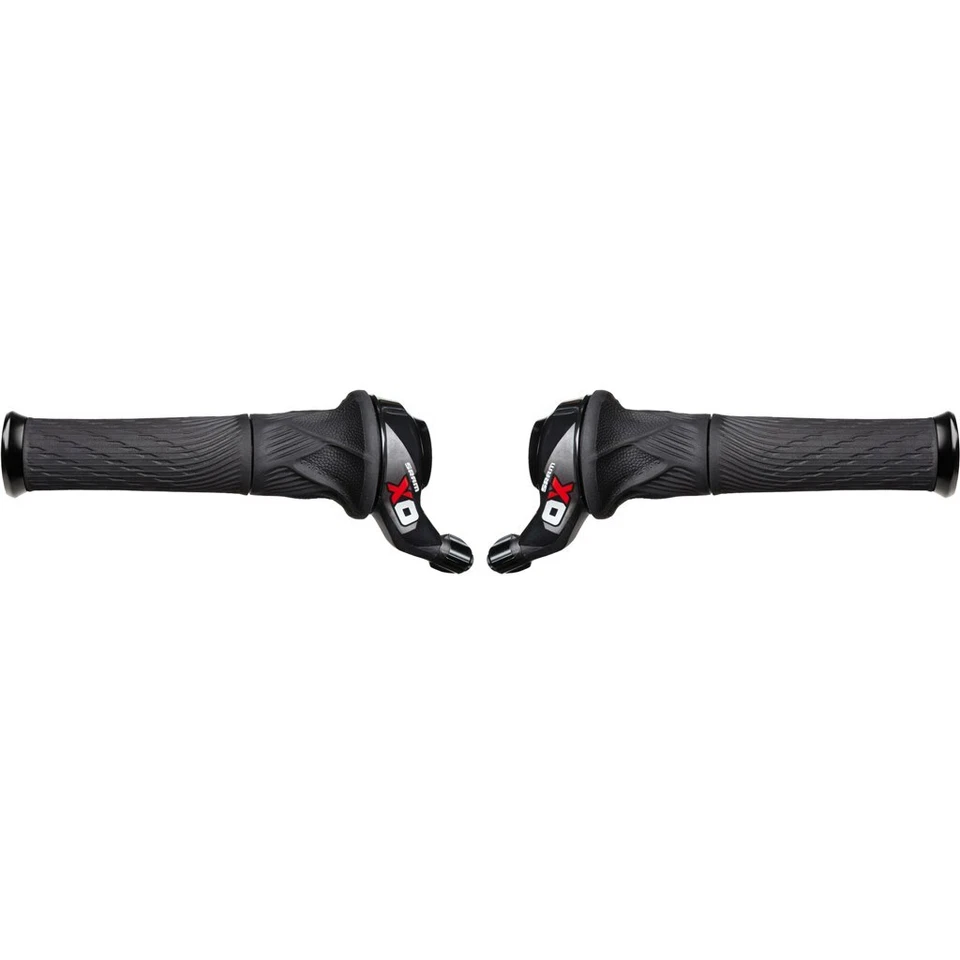 Sram X0 2 x 10 Speed Grip Shift Shifter Set Inc. Lock-On Grips - 00.7018.011.000 - Image 2 of 4