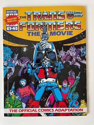 Transformers The Movie #1 Marvel Comic 1986 UK Winter Special