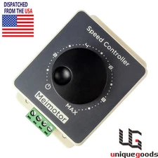 US 10-60V 20A Pulse Width Modulator PWM Waterproof DC Motor Speed Controller New