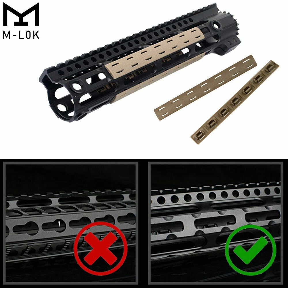 M-lock Protector Resistant Plastic Rail Cover for KM/Mlock System