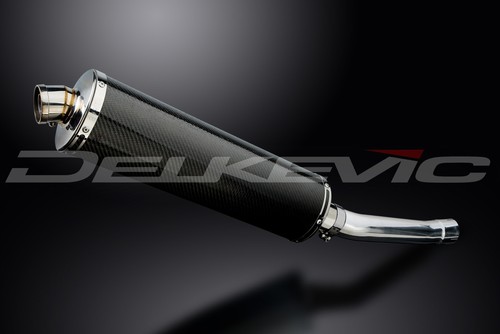 Kit silenciador de escape de carbono ovalado de 18" Yamaha YZFR6 YZF-R6S 2003-2009 - Imagen 3 de 5