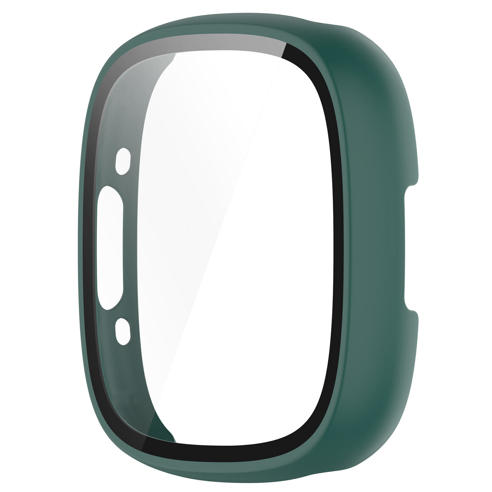 Kamita [4Pezzi] Cover per Con Fitbit Versa 4/Sense 2, Custodia a Copertura Totale in Morbida TPU, Protezione Custodie Protettiva con Proteggi Schermo per Versa4/Sense2(Claro Nero Argento Oro rosa