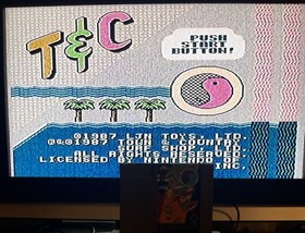 T & C Surf Designs Wood & Water Rage Nintendo NES Game Cartridge Only TESTED!