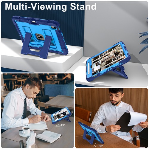 For iPad Air 4/5th 10.9" 11" M3 2025 Kids Shockproof Heavy Duty Stand Case Cover - Picture 21 of 138