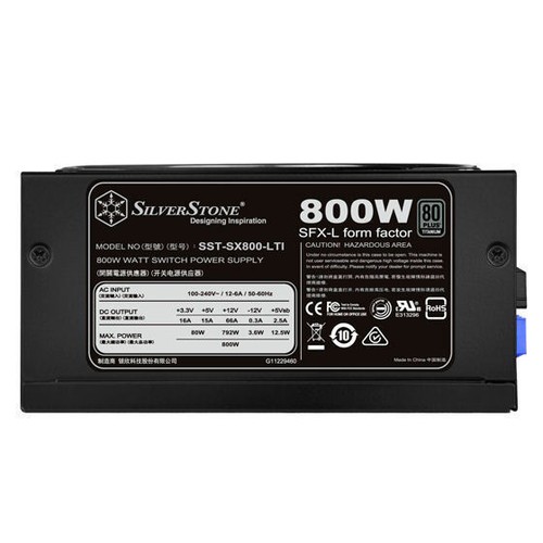 Silverstone 800Watt 80Plus Titanium SFX-L Modular Power Supply (SX800-LTI) - Picture 5 of 6
