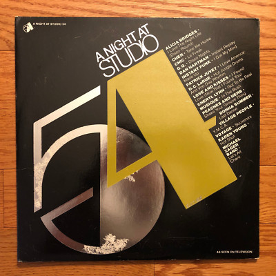 A Night at Studio 54 2-LP Casablanca 1979 Pressing Chic Cher Donna Summer  VG+