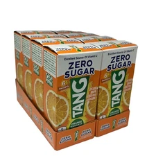 TANG Zero Sugar SINGLES TO GO Drink Mix Orange Tang 8 Boxes 48 Packets New 