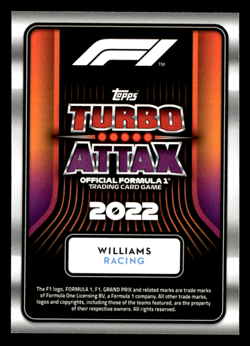 Topps Formel 1 F1 Turbo Attax 2022 Basiskarten - wählen, wählen, vervollständigen Sie Ihr Set - Bild 247 von 501