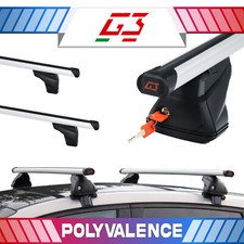 Alu Blanc Barres de toit pour AUDI A3 8V ab 13 sur le bord de toit C2