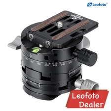 Open Leofoto G2 GEAR HEAD 3 IN 1 Panoramic Geared Ball Head Tripod Head ±10° BK