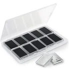 20 Pcs Silver Bar Case 1oz Clear Acrylic Storage Container Silver Bar Box