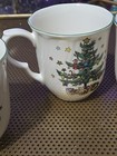 4 Nikko Happy Holiday Mugs Christmas Tree Swirl 3.25” Vintage  — photo 5