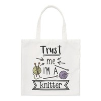 Trust Me I'm A Strick Regular Tragetasche Witz Beste Toll Strickerei Mum Lustig