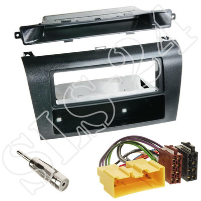 Mazda 3 Typ BK 10/2003-2008 2-DIN Blende+Fach + ISO Radio Kabel+ KFZ Antenne Set