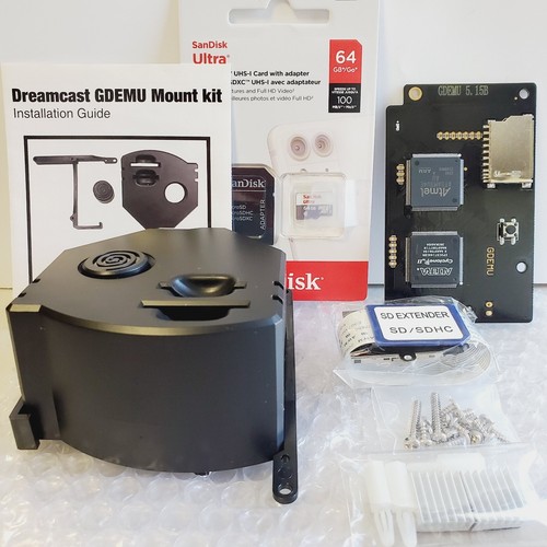 GDEMU Optical Disk Driver Kit V5.15b -SEGA Dreamcast DC~ FREE SD ~ AV1 Consoles