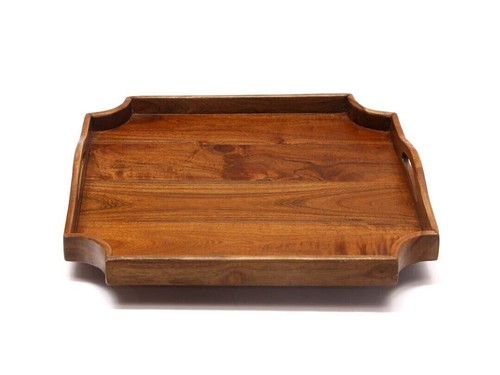 Wooden Abstract-shaped Tray Set Designer Handmade Style kitchen Decorative Item - Picture 2 of 9